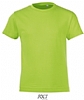 Camiseta Infantil Ajustada Regent - Color Verde Manzana